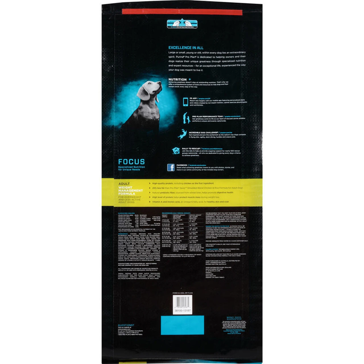 Purina Pro Plan Adult Weight Management Chicken & Rice- 34 Lb 2 Purina Pro Plan Adult Weight Management Chicken & Rice- 34 Lb - Image 2