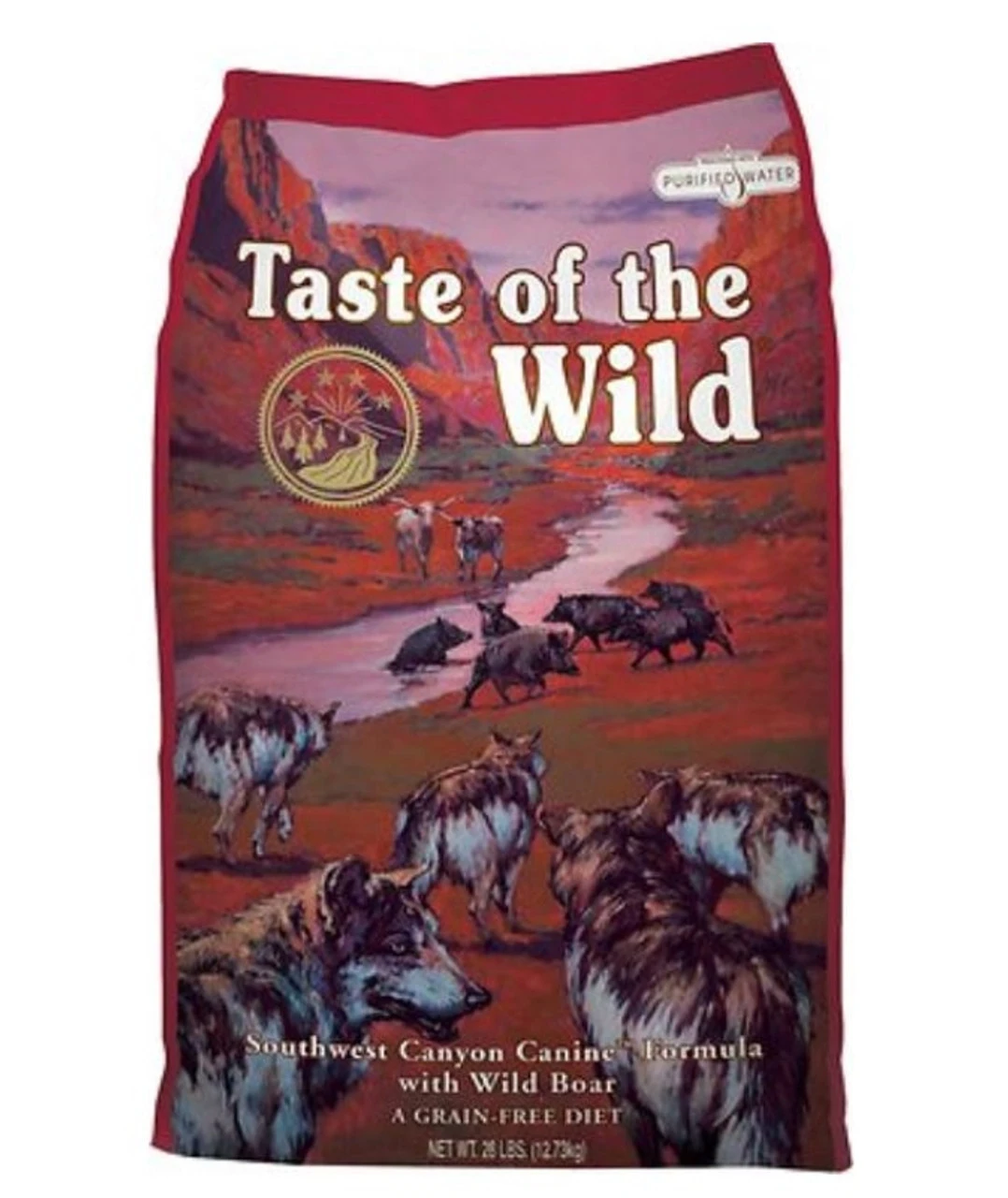 Taste Of The Wild Southwest Canyon Grain-Free Dry Dog Food - 28 Lb. Bag 1 Taste Of The Wild Southwest Canyon Grain-Free Dry Dog Food - 28 Lb. Bag