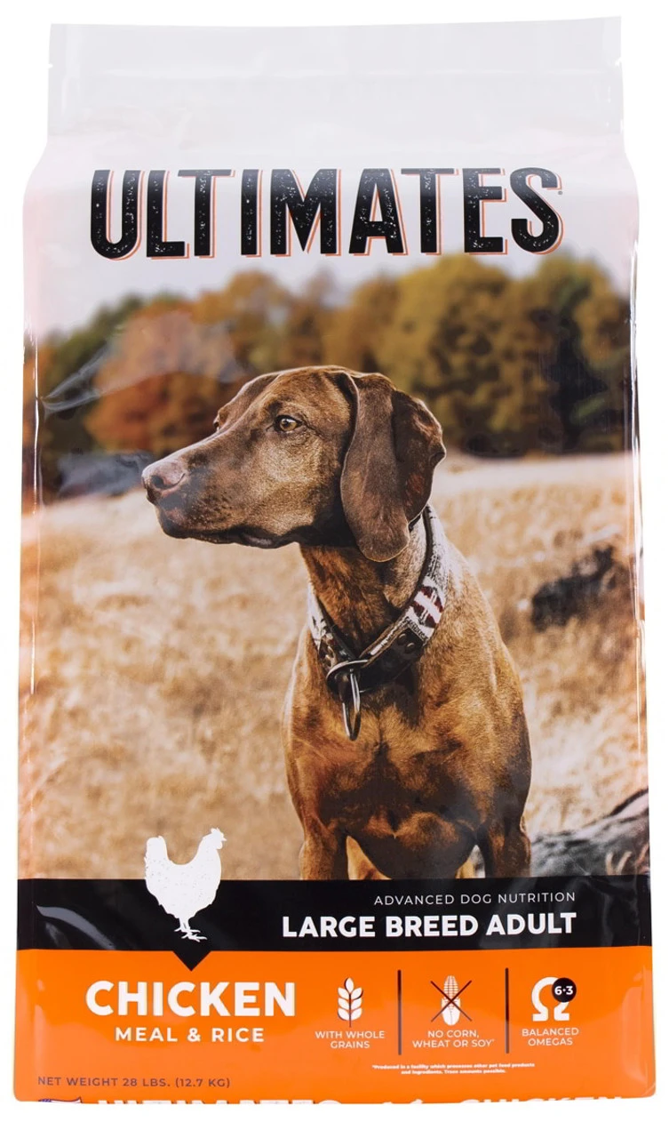 Ultimates Chicken Meal & Brown Rice Large Breed Adult Dr 1 Ultimates Chicken Meal & Brown Rice Large Breed Adult Dr