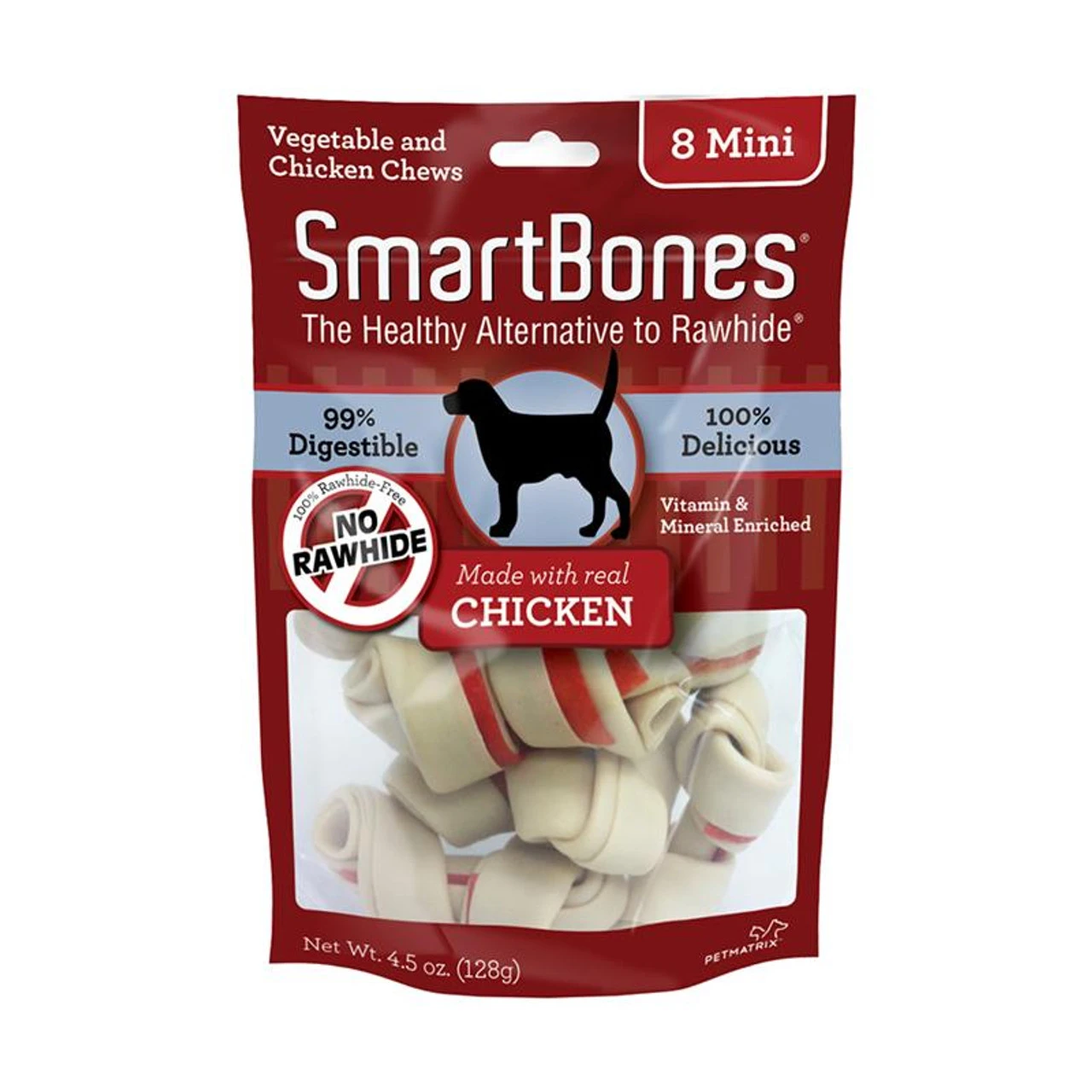 Smartbones- Large Classic Bone Chews Chicken- Red 1 Smartbones- Large Classic Bone Chews Chicken- Red