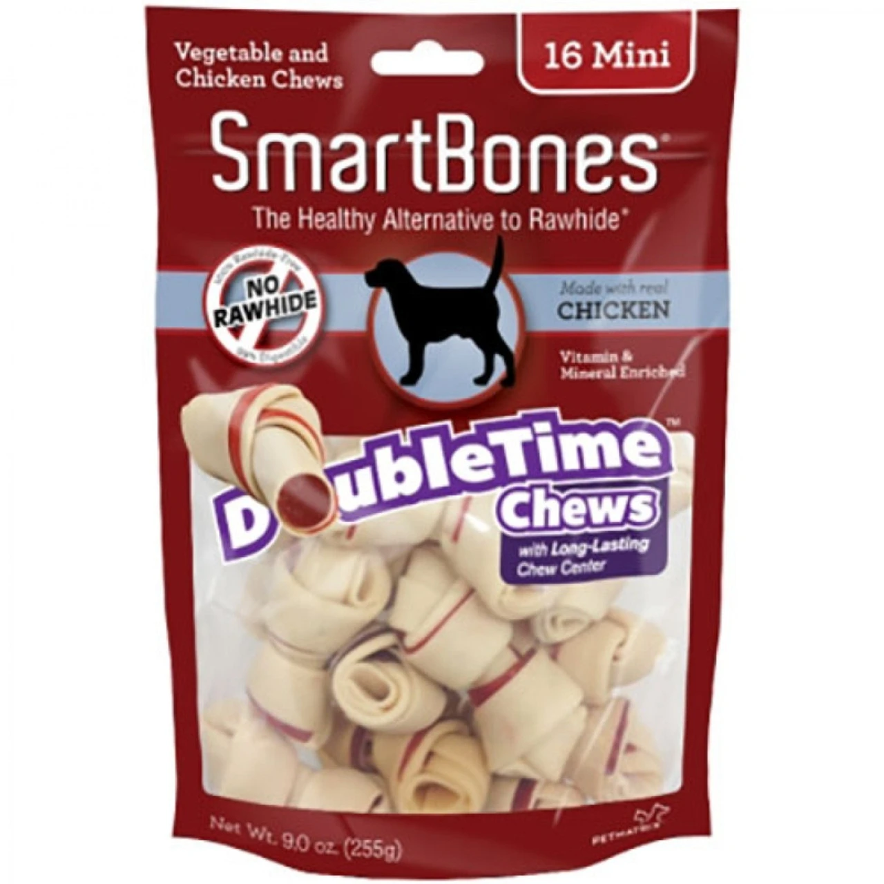 SmartBones- DoubleTime Chicken Bones- Red 1 SmartBones- DoubleTime Chicken Bones- Red