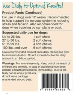 NaturVet Quiet Moments Plus Melatonin Calming Aid For Dogs - 18 -Pawny Shop 1965130 02 96897.1630089727