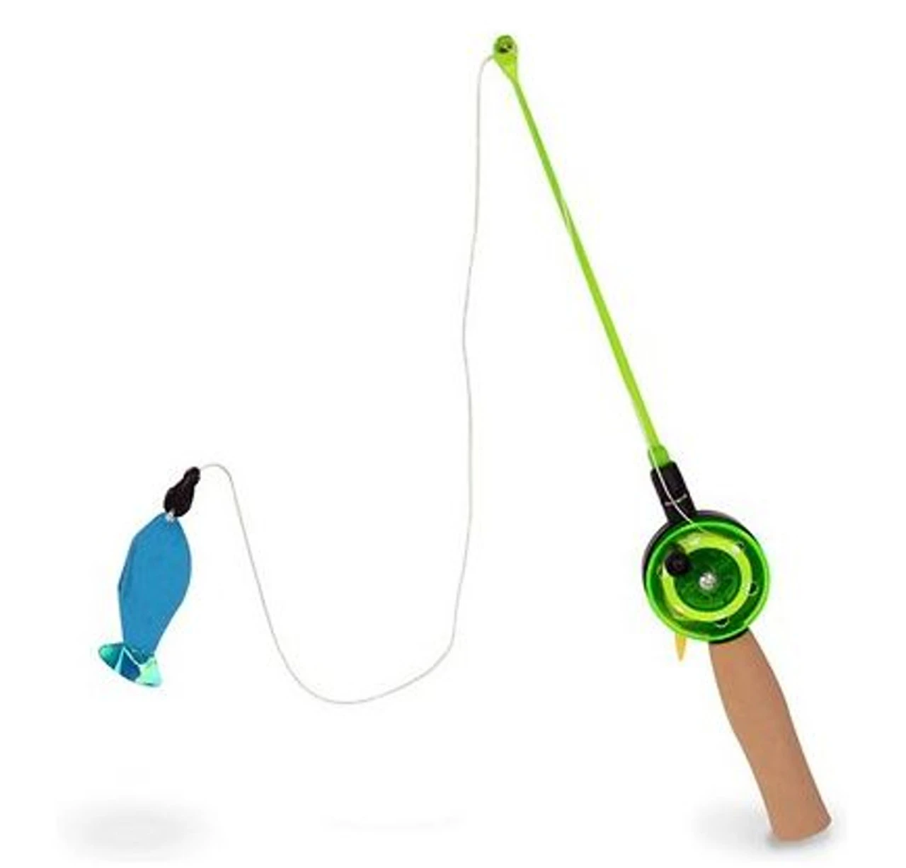 OurPets Go Fish Catnip Teaser Wand Cat Toy 1 OurPets Go Fish Catnip Teaser Wand Cat Toy