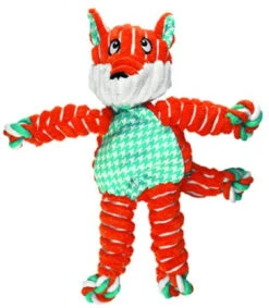 KONG Floppy Knots Fox Dog Toy