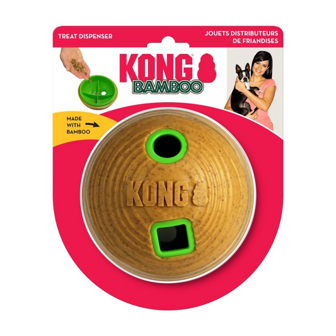 KONG Bamboo Feeder Ball 1 KONG Bamboo Feeder Ball