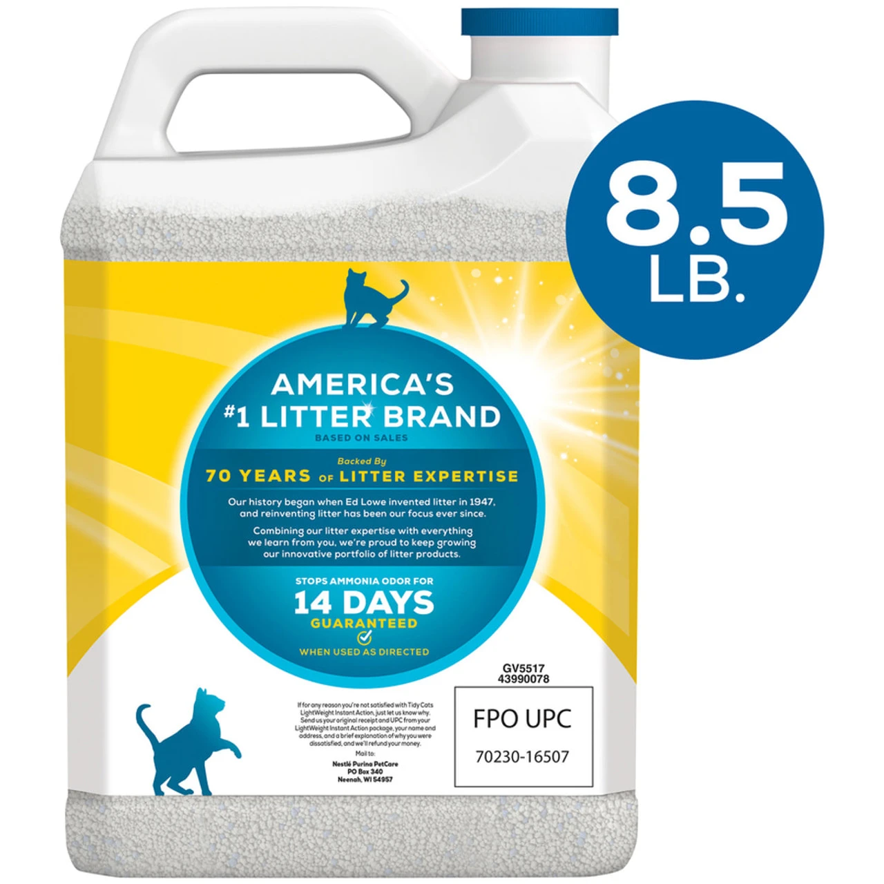 Purina Tidy Cats Light Weight Clumping LightWeight Instant Action- 8.5 Lb 2 Purina Tidy Cats Light Weight Clumping LightWeight Instant Action- 8.5 Lb - Image 2
