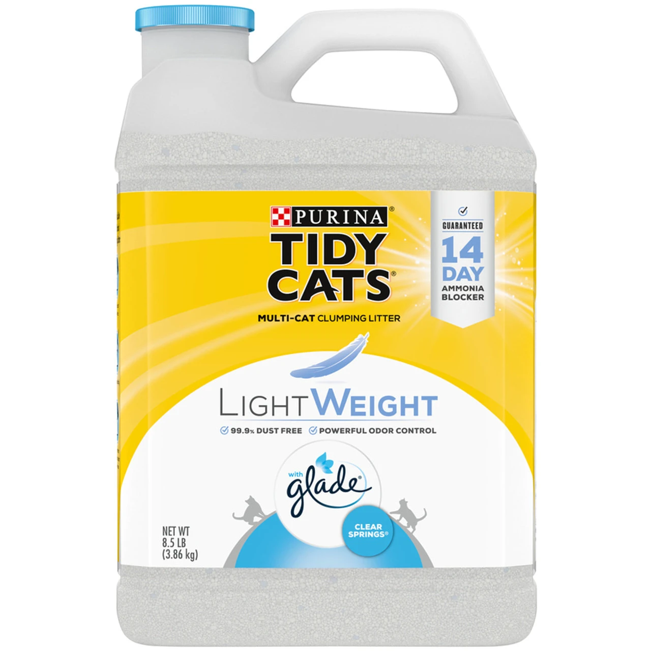 Purina Tidy Cats Clumping LightWeight Glade Clear Springs - 8.5 Lb 1 Purina Tidy Cats Clumping LightWeight Glade Clear Springs - 8.5 Lb