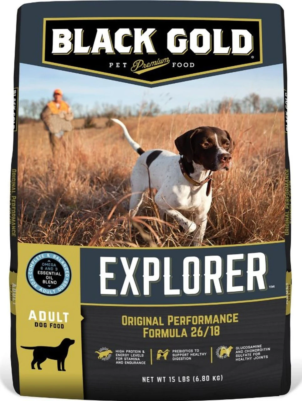 Black Gold Explorer Original Performance 26/18 Dry Dog Food - 15 LBS 1 Black Gold Explorer Original Performance 26/18 Dry Dog Food - 15 LBS