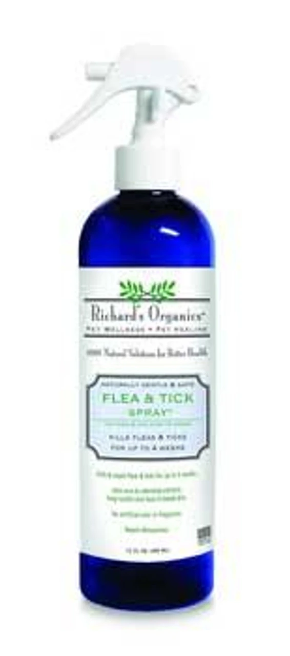 Synergy Labs Richards Natural Flea & Tick Spray 12 Oz 1 Synergy Labs Richards Natural Flea & Tick Spray 12 Oz