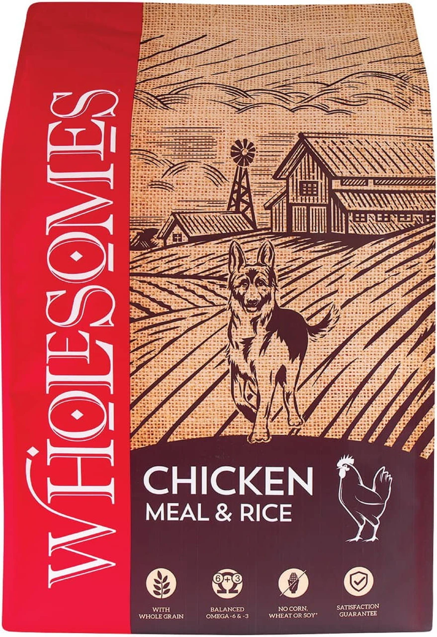 Wholesomes Chicken Meal & Rice 40lb 1 Wholesomes Chicken Meal & Rice 40lb