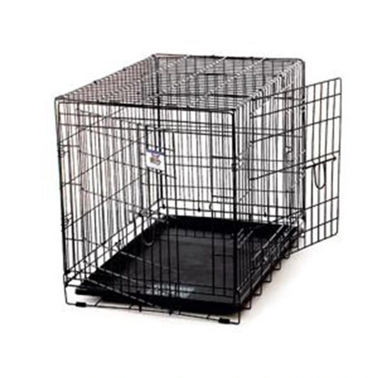 Main St. Pet Large Pet Lodge Double Door Wire Pet Crate- Black 1 Main St. Pet Large Pet Lodge Double Door Wire Pet Crate- Black