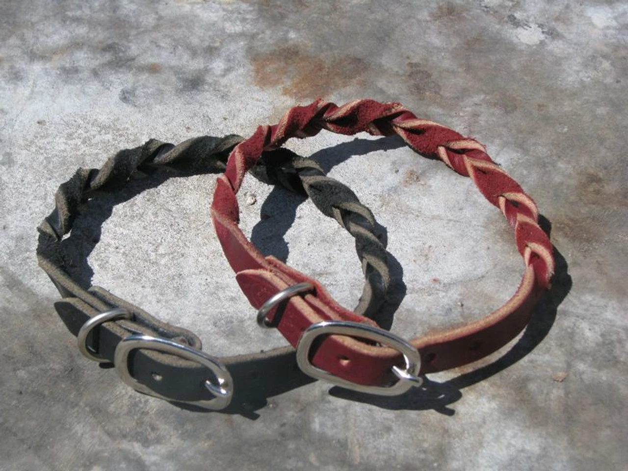 Buckaroo - Twisted Leather Collar 2 Buckaroo - Twisted Leather Collar - Image 2